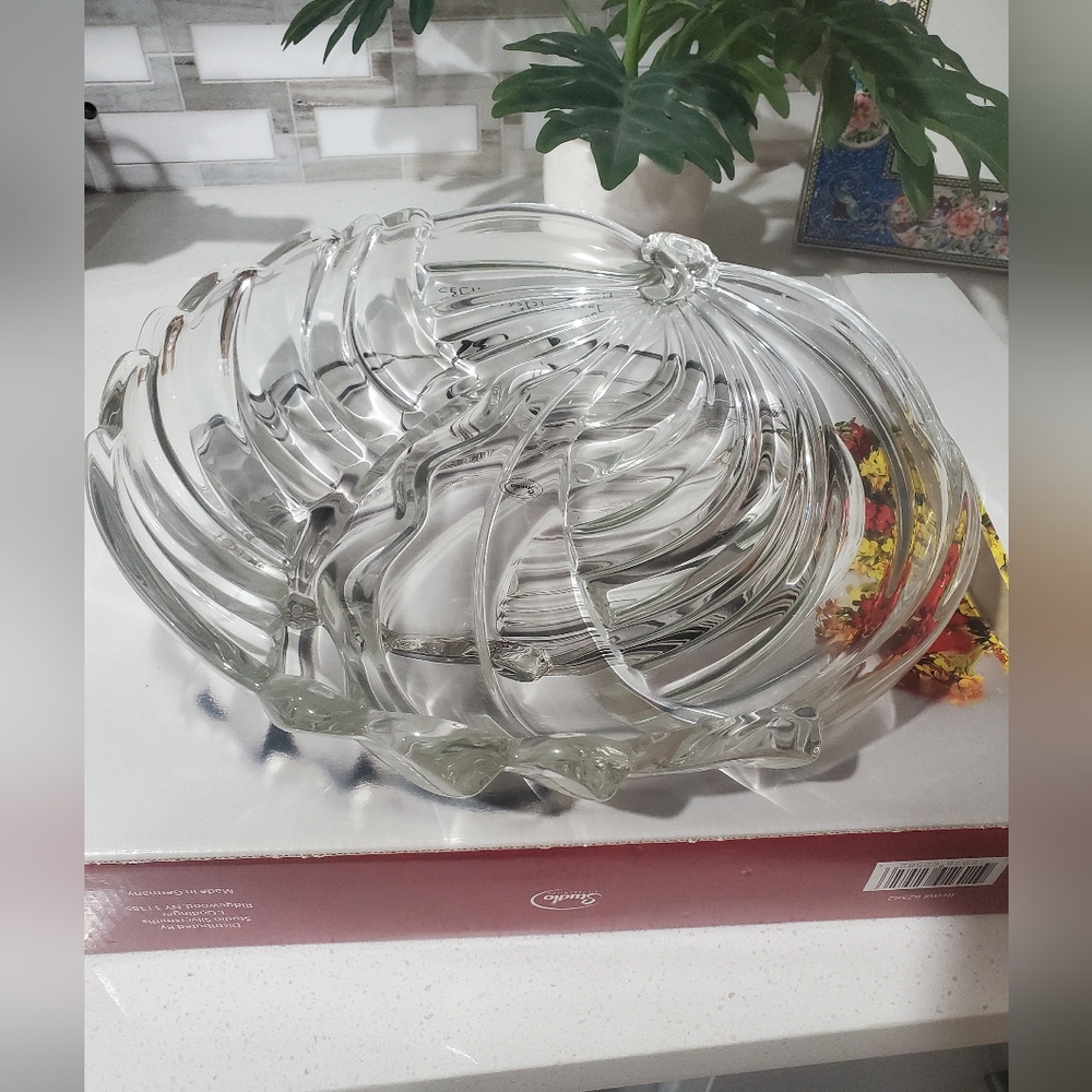 CECILIA COLLECTION, FINE CRYSTAL PLATTER